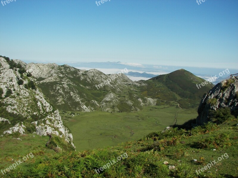 Mountains Landscape River Mountain River Nature