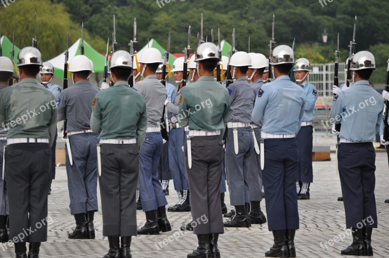 Soldier Honor Guard Taiwan Free Photos