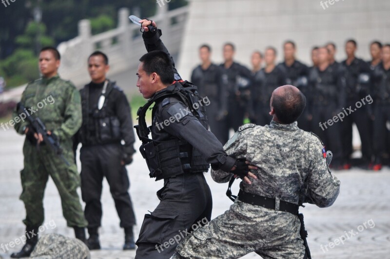 Soldier Rally Combat Skills Taiwan Free Photos