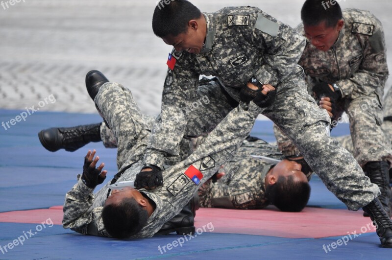 Soldier Rally Combat Skills Taiwan Free Photos