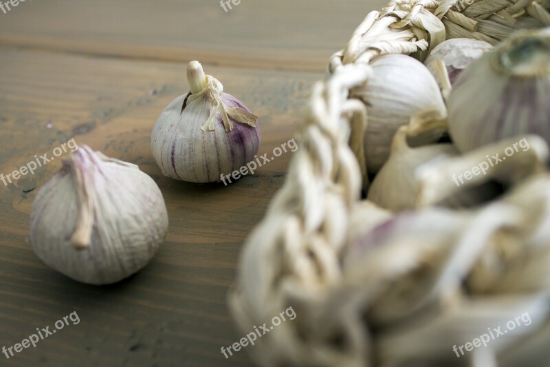 Garlic Food Fresh Vegetable Healthy