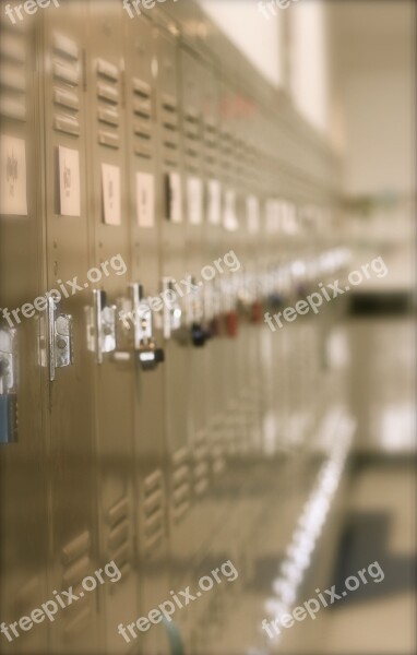 Locker School Hallway Education Free Photos