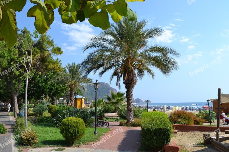 Turkey Alanya Palm Park Beach