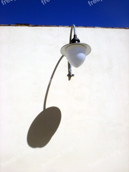 Lamp Light Shadow White Simplicity