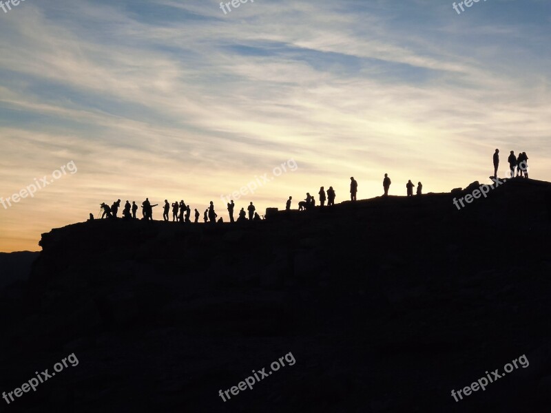 Sunset Shadow Lichtspiel Landscape Abendstimmung