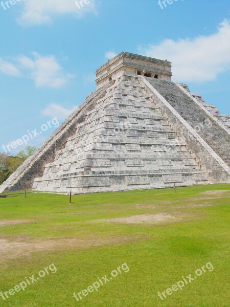 Ruins Chichen Itza Mexico Archeology Free Photos