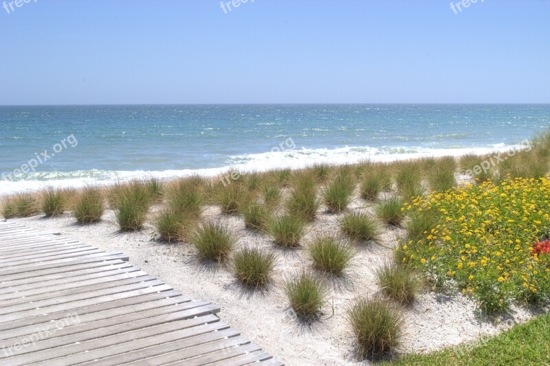 Beach Florida Sunny Vacation Ocean