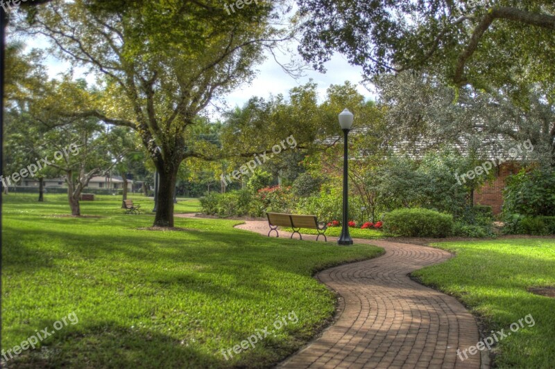 Plantation Walk Sidewalk Park Agriculture