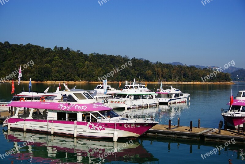 Taiwan Sun Moon Lake Landscape Shipping Free Photos