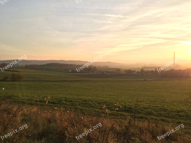 Horizon Nature Sunset Sky Clouds