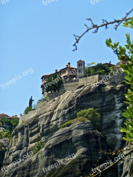 Meteora Church Monastery Greece Attraction