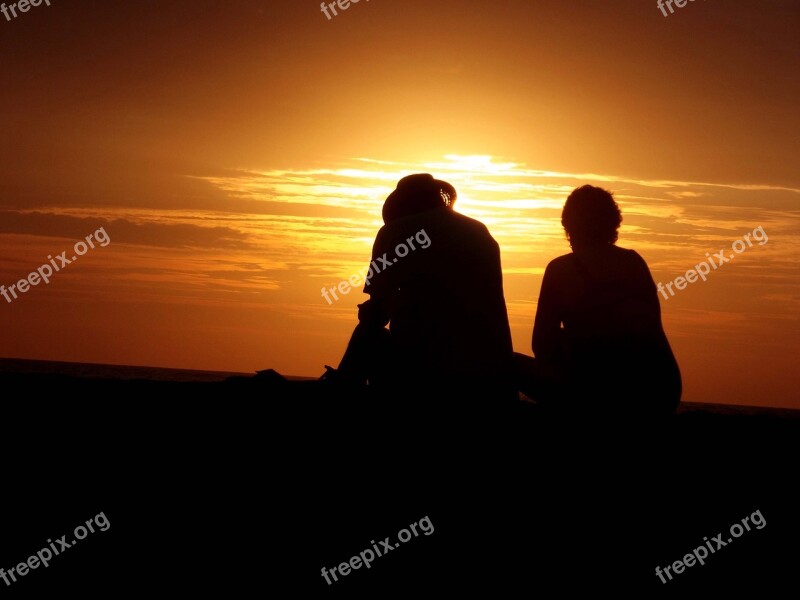 Nostalgia Sunset Beach Nature Peaceful