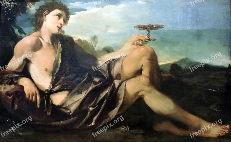 The Framework Bacchus Allegory Taste Painting