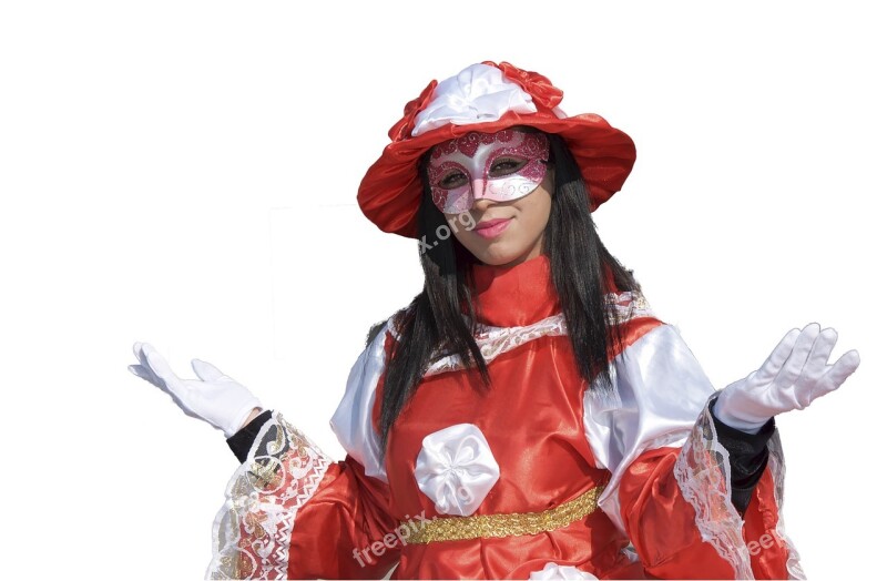 Venice Mask Costume Carnival Woman