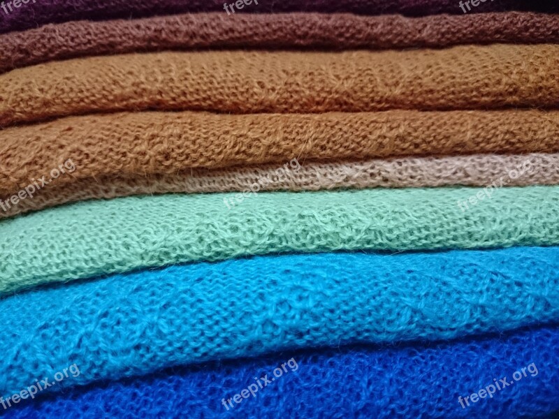 Wool Colors Tissue Chile Texture