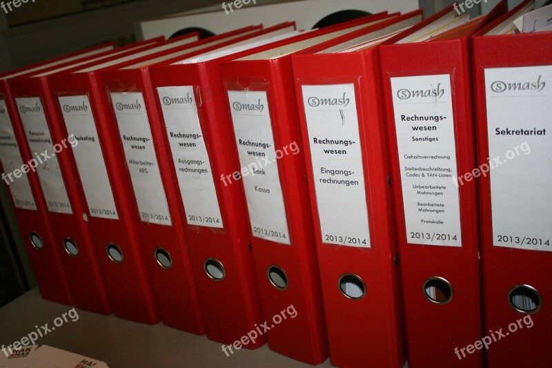 Accounting Folder Archive Accountancy Office