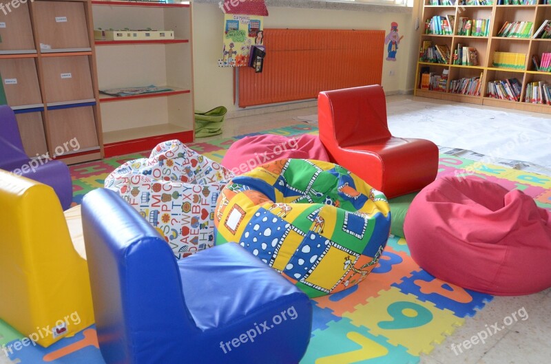 Classroom School Library Teaching Room