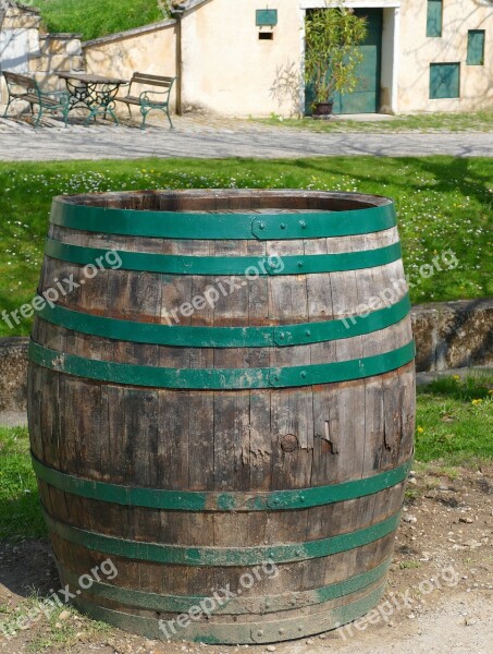 Wine Barrel Barrel Burgenland Wine Barrels Barrels