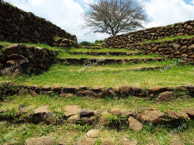 Landscape Ruins Old Ancient Architecture