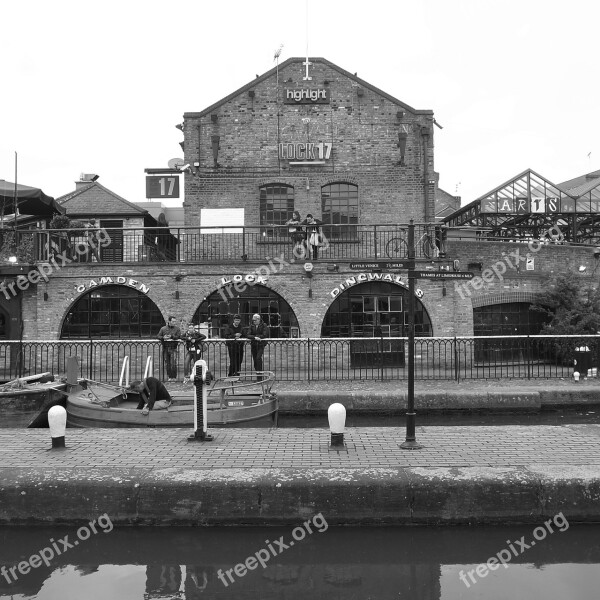 United Kingdom London Camden Market Camden Bridge City