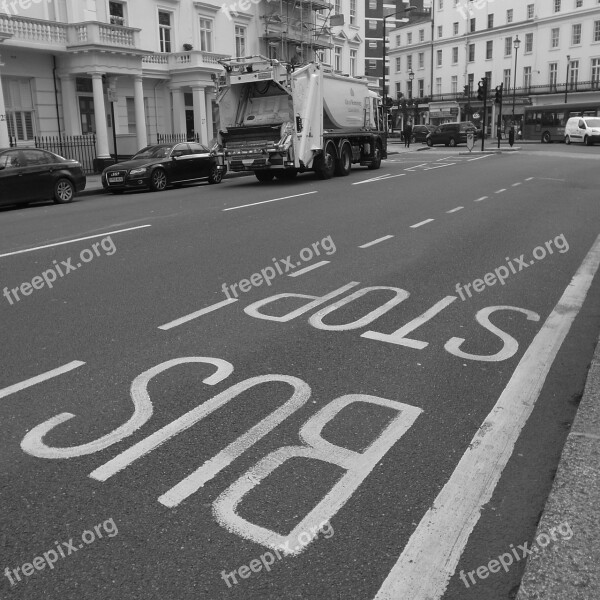 Bus Stop London Road Street United Kingdom