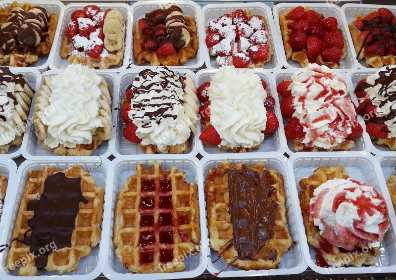 Wafers Food Tasty Waffle Delicious