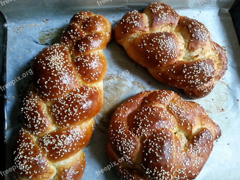 Bread Baked Jewish Kosher Homemade