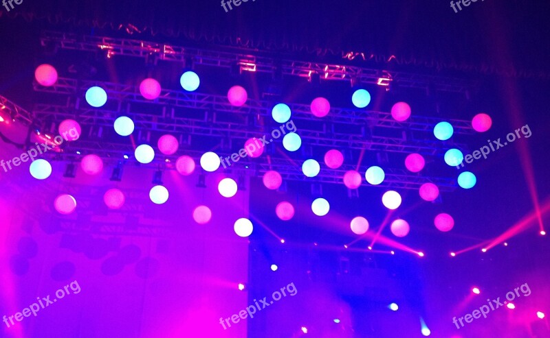 Stage Concert Lights Design Points