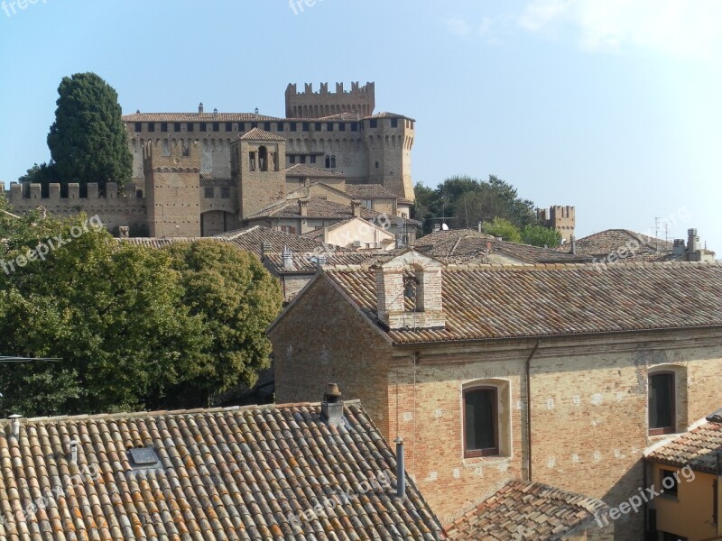 Gradara Italy Castle Paolo And Francesca Middle Ages