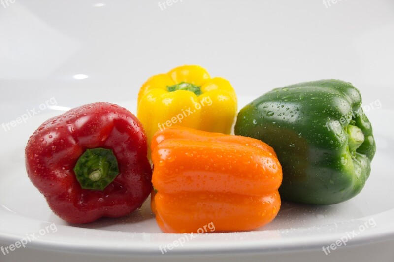 Peppers Vegetables Vegetable Garden Food Restaurant