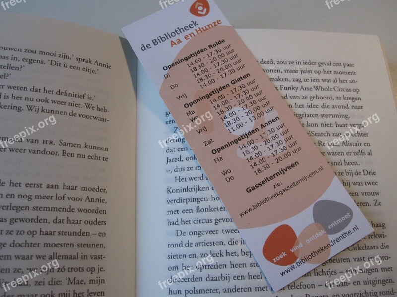 Book Mark Book Read Color Blue