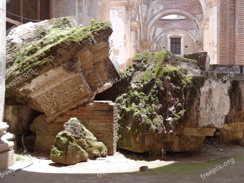 Old Guatemala Ruins Church Free Photos