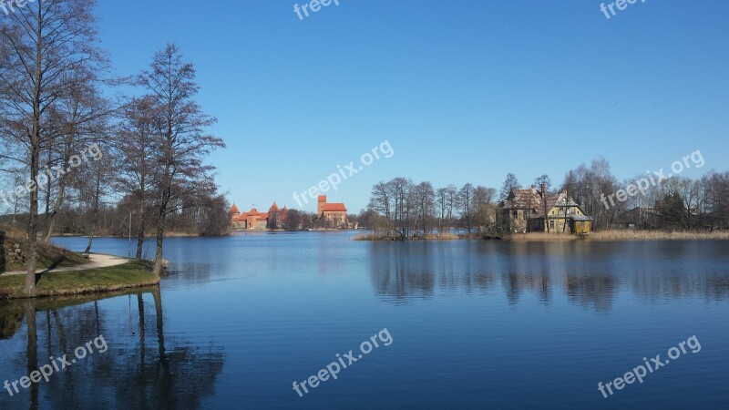 Lithuania Trakai Castle Free Photos