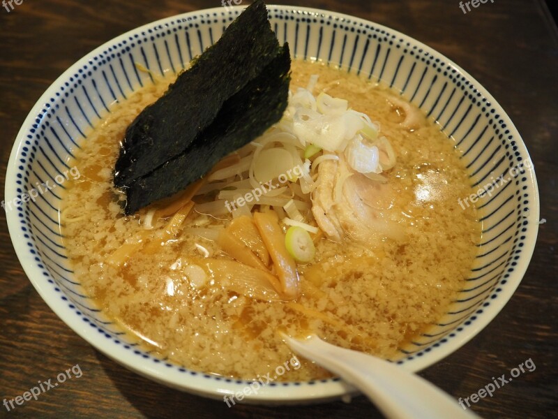 Ramen Lunch Diet Laver Asian