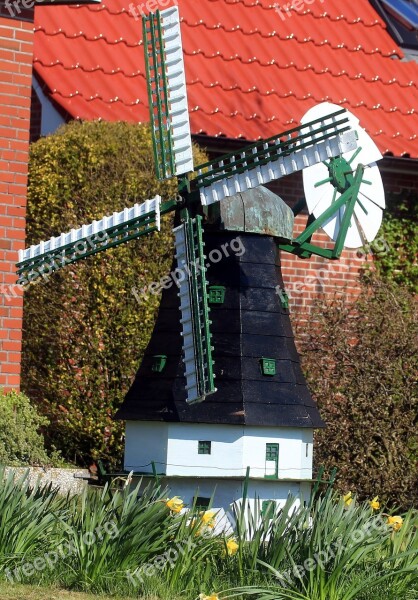 Windmill Mill Dutch Windmill Dithmarschen Free Photos