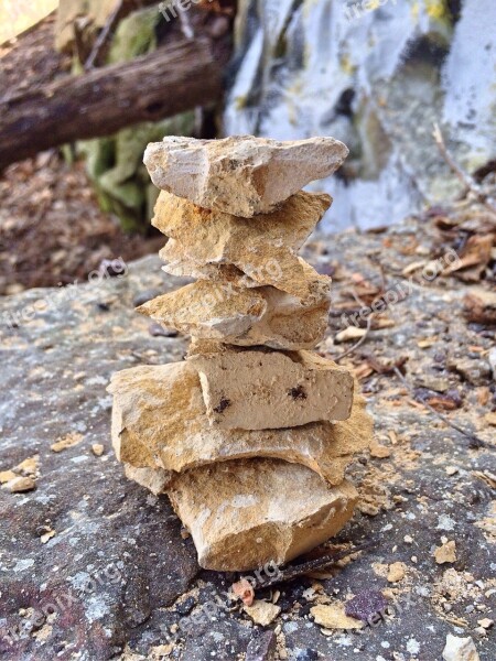 Stacked Stones Rocks Balance Stack Stone