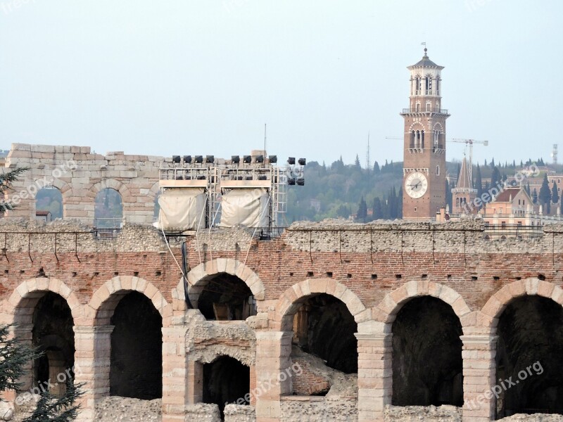 Arena Verona Italy Piazza Bra Monument