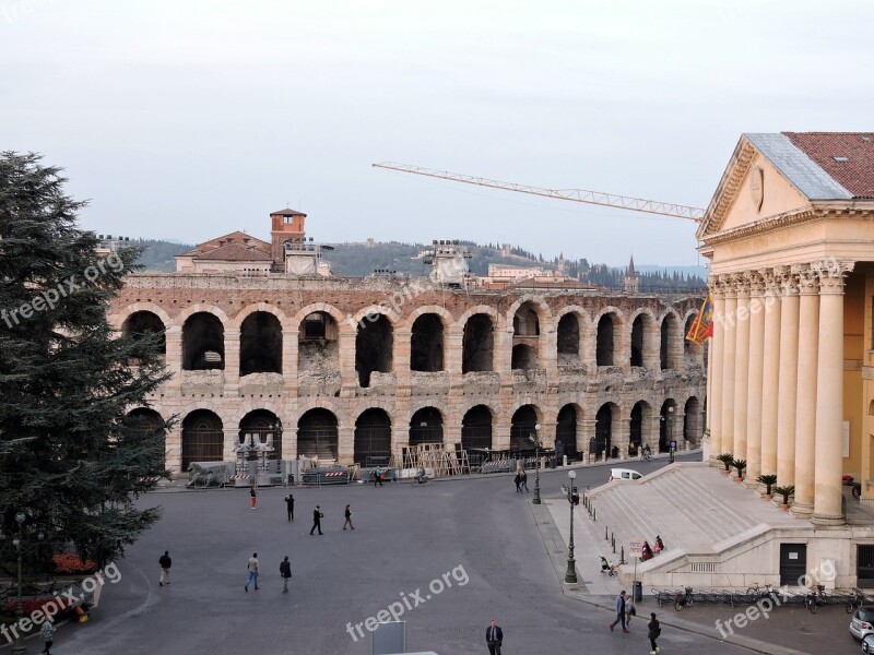 Arena Verona Italy Piazza Bra Monument