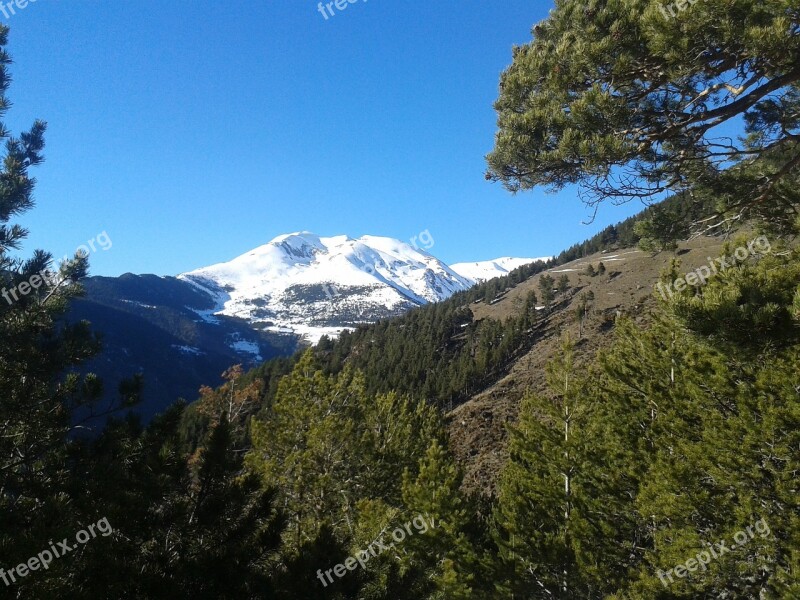 Andorra Mountain Snow Nature Free Photos