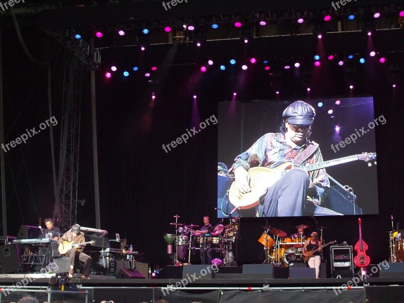 Carlos Santana Concert Live Show Performance Stage