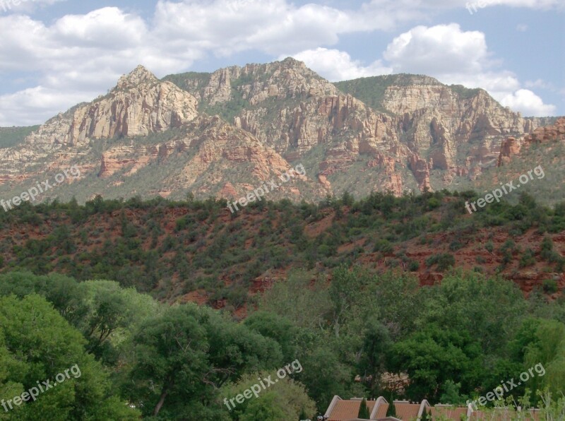 Sedona Arizona Landscape Nature Mountain