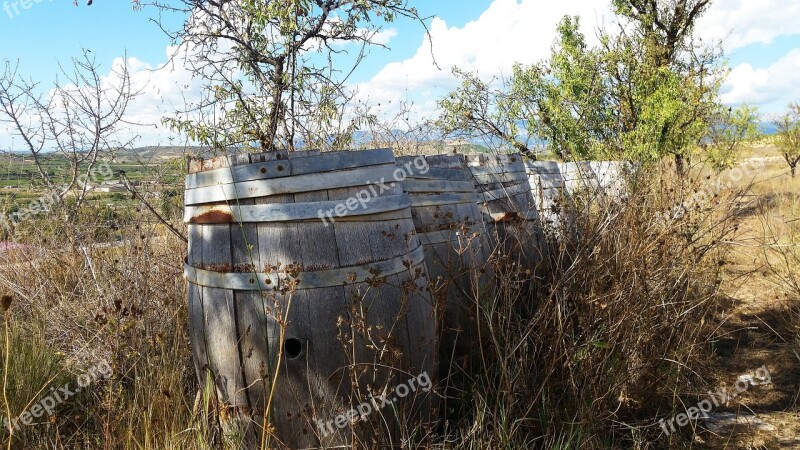 Landscape Nature Field Sky Barrel