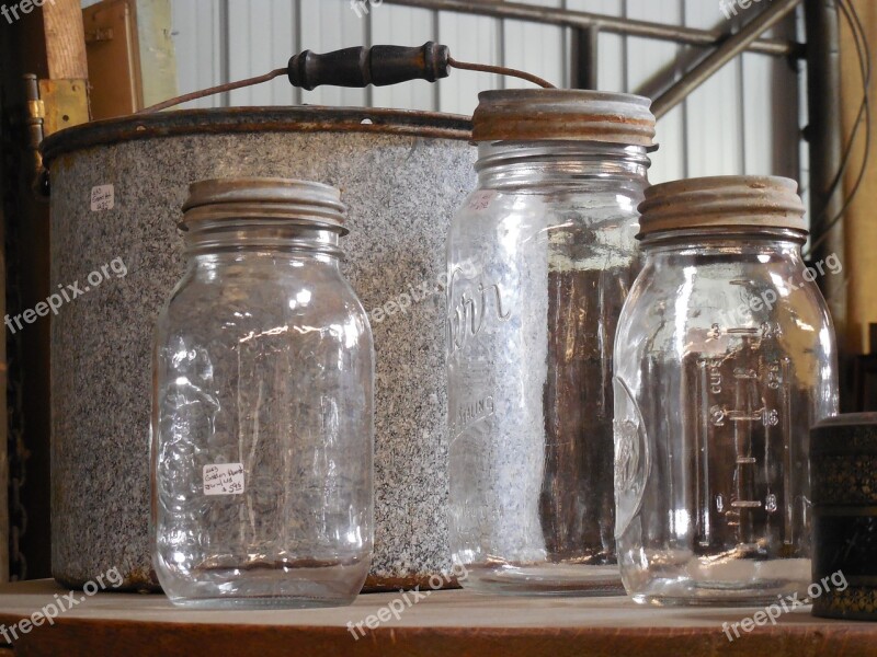 Glass Jars Food Container Natural