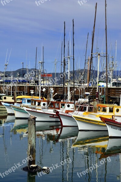 San Francisco California Usa Bay Landmark