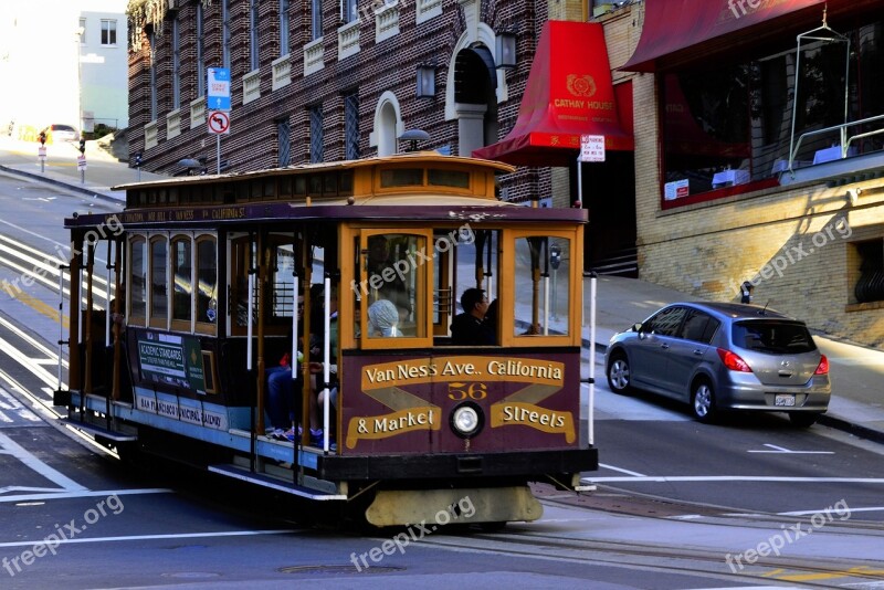 San Francisco Cable Car California Car Cable