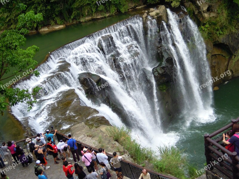 Waterfall Falls Keelung Taipei Free Photos