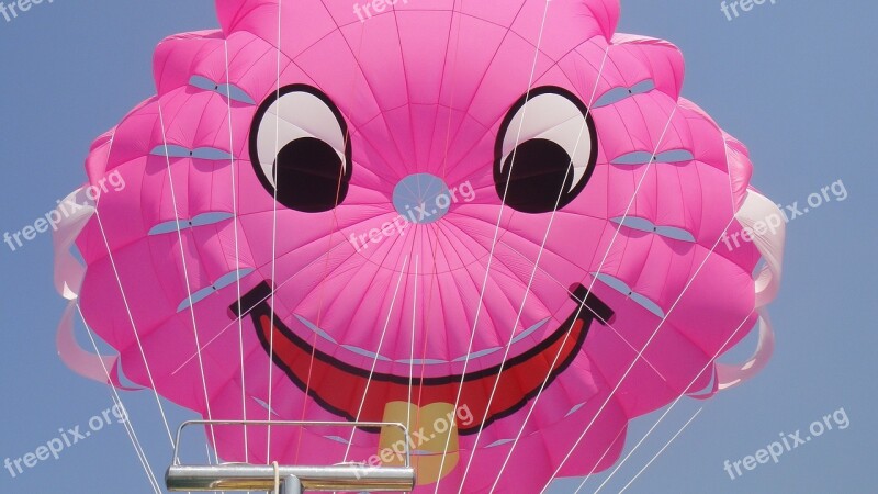 Smile Parasailing Wind Summer Free Photos