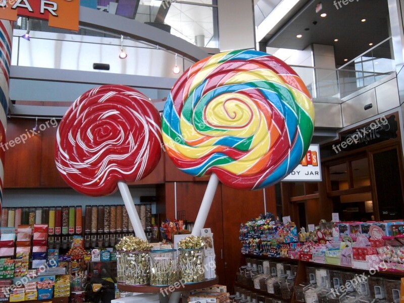 Lollipop Large Candy Store Candy Sweet