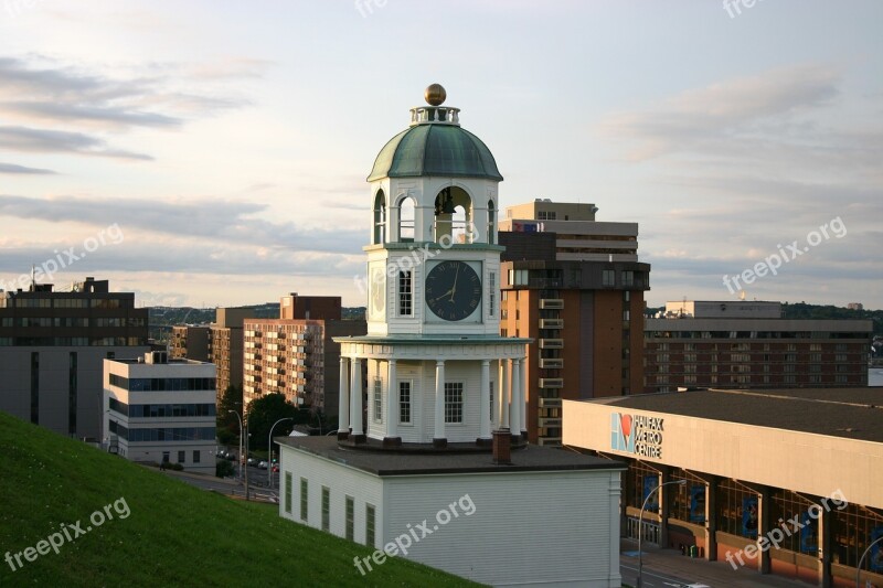 Clock Halifax Nova Scotia Tower