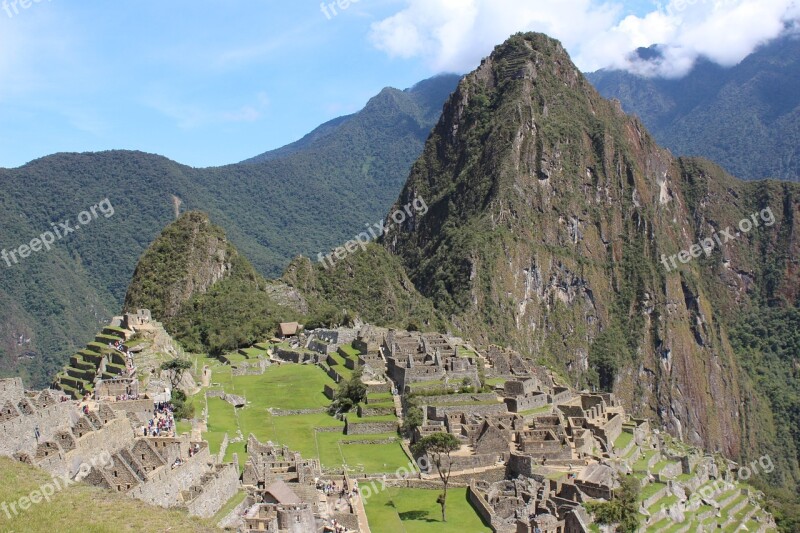 Machu Picchu Travel Peru Free Photos